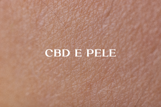  Pele saudável e bem cuidada, destacando textura e hidratação, relacionada  ao uso de CBD para a pele 